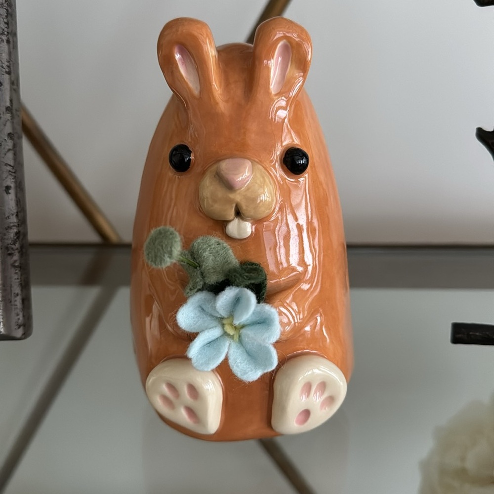 Salty Sea Dog Designs Bunny Bud Vase